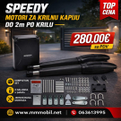 Motori za krilnu kapiju do 2m i tezine do 200kg po krilu-Speedy 200